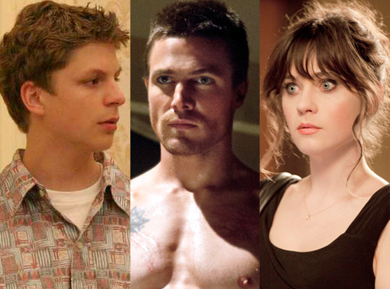 Stephen Amell, Arrow, Zooey Deschanel, New Girl, Michael Cera, Arrested Development Stephen Amell, Arrow, Zooey Deschanel, New Girl, Michael Cera, Arrested Development